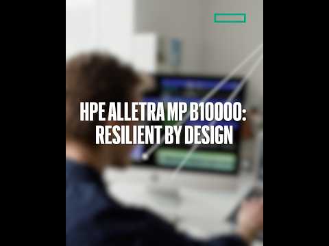Built-In Cyber Resilience with HPE Alletra Storage MP B10000