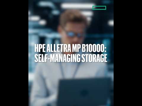 HPE Alletra Storage MP B10000: Self-Managing Storage