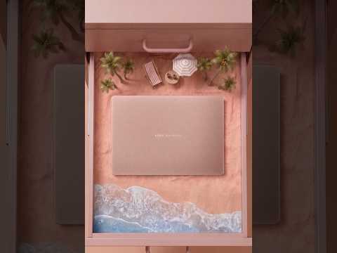 Open to escape. 🌊 #ASUS #Zenbook 14 brings color, portability, and power. #DesignYouCanFeel