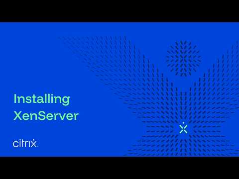 Installing XenServer