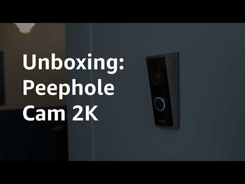 Ring Peephole Cam 2K | Unboxing