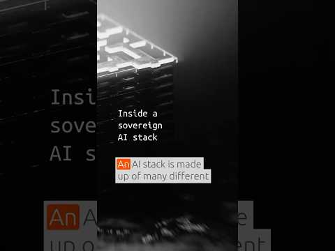 Inside a sovereign AI stack