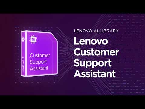 Lenovo AI Library Customer Support Assistant