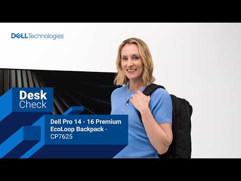 Deskcheck with Ash – Dell Pro 14 – 16 Premium EcoLoop Backpack – CP7625