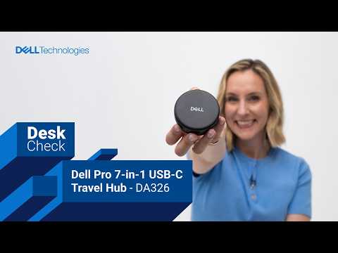 Deskcheck with Ash – Dell Pro 7-in-1 USB-C Travel Hub – DA326