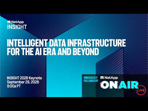 Day 1 Keynote | NetApp INSIGHT 2026