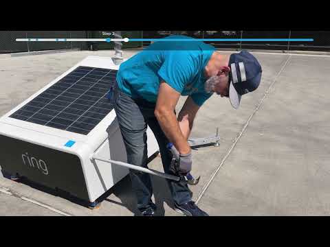 Ring Mobile Security Tower – Solar Kit Assembly