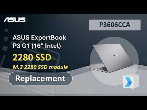 ASUS ExpertBook P3 G1 (16″ Intel) 2280 SSD Replacement  | ASUS SUPPORT