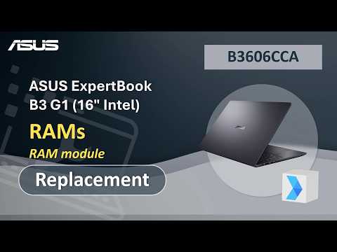 ASUS ExpertBook B3 G1 (16″ Intel) RAMs Replacement  | ASUS SUPPORT