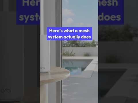 Here’s what a mesh system actually does
