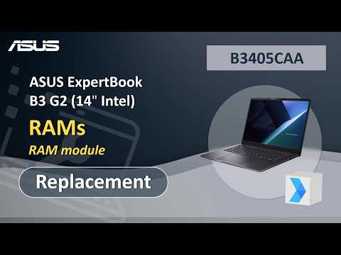 ASUS ExpertBook B3 G2 (14” Intel) RAMs Replacement | ASUS SUPPORT