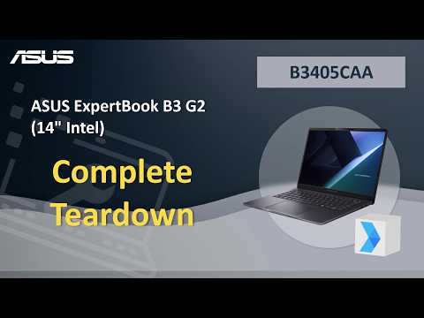 Teardown : ASUS ExpertBook B3 G2 (14” Intel) Teardown video | ASUS SUPPORT