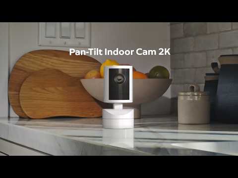 New Ring Pan-Tilt Indoor Cam 2K | 360° Coverage, Auto Tracking, Retinal 2K