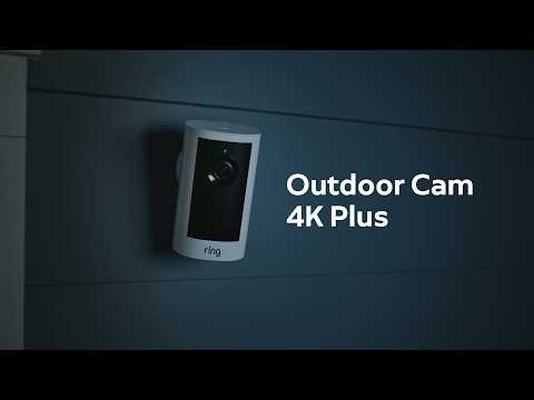 New Ring Outdoor Cam 4K Plus | Retinal 4K, Night Vision, and 3D Motion Detection