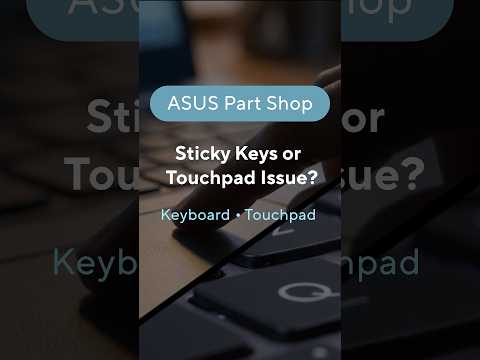 ⌨️ Sticky Keys? Touchpad Not Responding? #shorts | ASUS SUPPORT