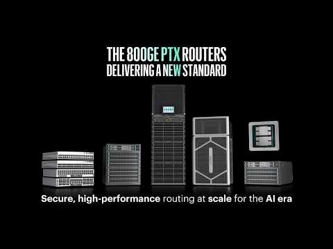 Meet networking for AI demands with ultra-dense 800GE PTX routers