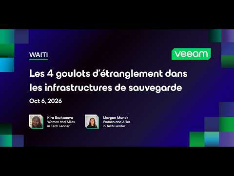 Les 4 goulots d’étranglement dans les infrastructures de sauvegarde