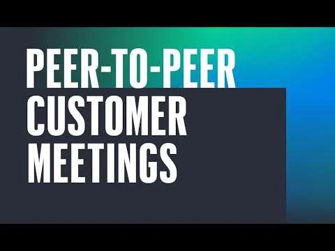 Peer-to-Peer Meetings at HPE Discover: Candid conversations. Trusted connections. Proven solutions.