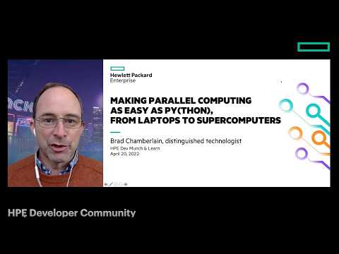 Chapel: Making parallel computing as easy as Py(thon), from laptops to supercomputers