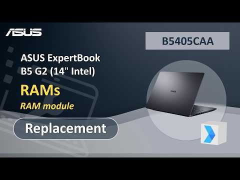 ASUS ExpertBook B5 G2 (14” Intel) RAMs Replacement  | ASUS SUPPORT