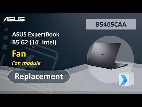 ASUS ExpertBook B5 G2 (14” Intel) Fan Replacement  | ASUS SUPPORT