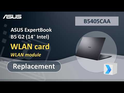 ASUS ExpertBook B5 G2 (14” Intel) WLAN card Replacement  | ASUS SUPPORT
