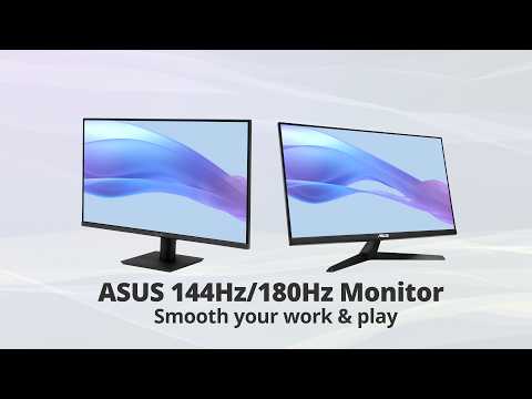 ASUS V Series Eye Care Monitors | 144Hz/180Hz Smooth Work & Play!