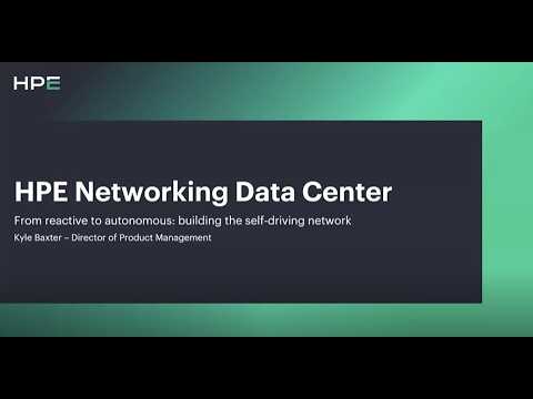 From Reactive to Autonomous: Building HPE Self-Driving Data Center Networks with AIOps