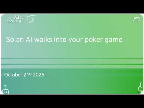 So an AI walks into your poker game… hear us out