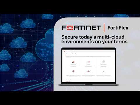 FortiFlex: Flexible consumption. Simplified procurement. Fortinet security across your clouds.