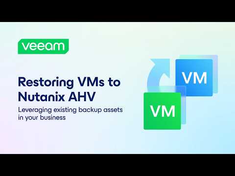 VM mobility from a hypervisor to Nutanix