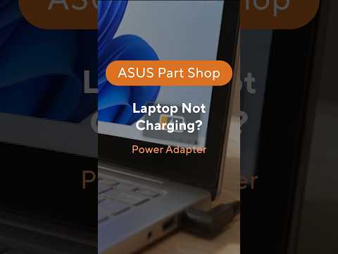 Laptop Not Charging? Check Your Adapter⚡#shorts  | ASUS Part Shop
