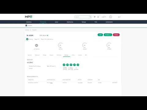 Create and manage backups with HPE SimpliVity PC1000