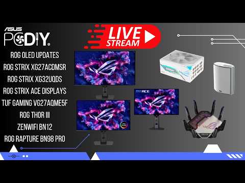 PCDIY  Hardware Show #136 – New ROG OLED monitors, WiFi 8 Router & Mesh Updates  and more