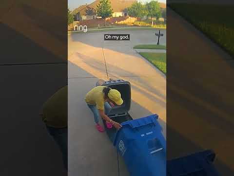 When the trash takes you out instead. 🗑️🤣