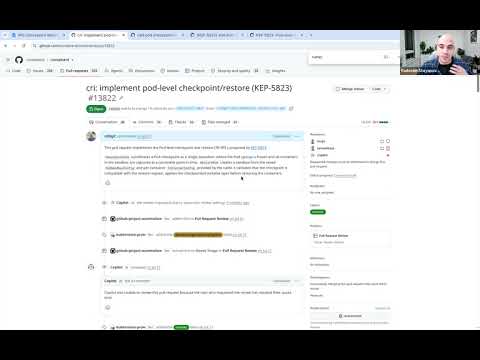 WG Checkpoint Restore Meeting for 2026-10-26