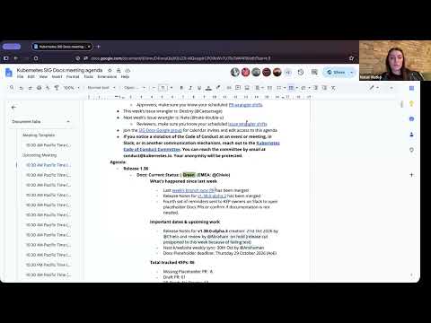 [SIG Docs] Bi-Weekly Community Meeting for 2026-10-27T17:25:13Z.mp4